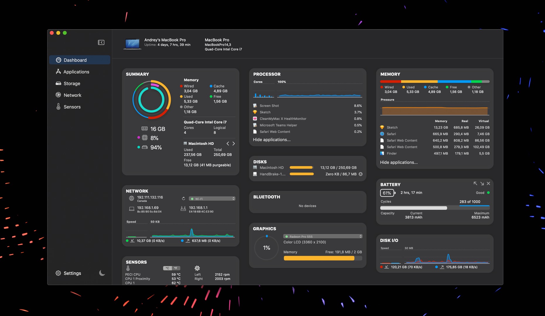 Mac system monitor